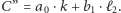 |C”= a0 ⋅k+ b1⋅ℓ2. 