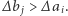 ∆b > ∆a . j i 