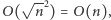 √2 (n)=O(n) O , 