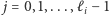  j = 0,1,...,ℓi− 1 