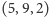 (5,9,2) 