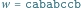 |w 