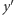 y′