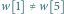 w 