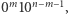 |0m10n−m , 