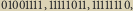 |01001111,11111011,11111110,