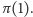 π(1). 