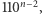 110n−2, 
