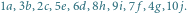 |1a,3b,2c,5e,6d,8h,9i,7 f,4g,10 j. 