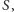 S, 