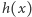 |h(x) 