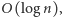 O(log