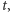 |t,