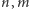 n,m