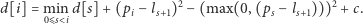  2 2 d[i] = m0iDns@id[s] +(pi − ls+1) −(max(0, (ps − ls+1))) + c. 