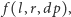  f (l,r,dp),
