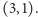 (3,1).