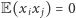E(xixj ) = 0 