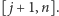 |[ j + 1,n]. 