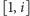 [1,i] 