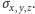 |σx,y,z. 