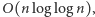 |O(n
