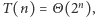 T(n) = Θ
