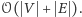 𝒪( V + E ). 