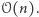 |𝒪(n). 