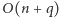 O(n + q) 