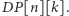 P[n][k]. D 