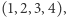 | (1,2,3,4),