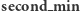 |second -min 