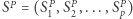 |SP = (SP,SP ,...,SP ) 1 2 p 