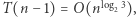 |T(n − 1) = O(n