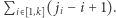 |Pi> 1,k ( ji−i + 1).