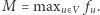 =max f. |M u>Vu 