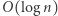 O(log 