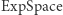 |ExpSpace 