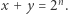  n x + y = 2 .