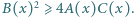 B(x)2 ⩾ 4A(x)C(x).