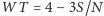 |WT = 4− 3S/N 