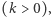 |(k > 0),