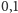 0,1 