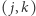( j,k) 