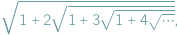 √ -----√------√---------- | 1 + 2 1 + 3 1 + 4√ ⋯-; 