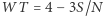 |WT = 4− 3S/N 