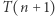 |T(n + 1) 