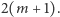 | 2(m