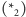 (*2) 